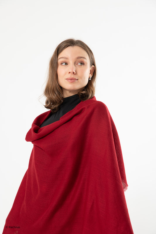Plain Cashmere Stole