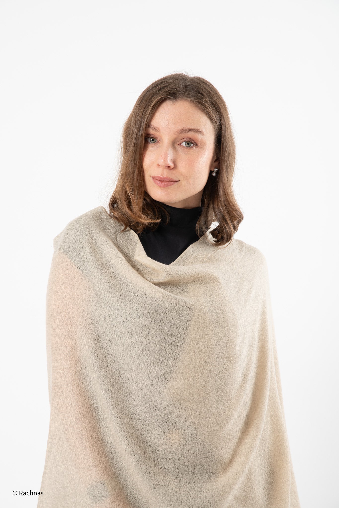 Plain Cashmere Stole