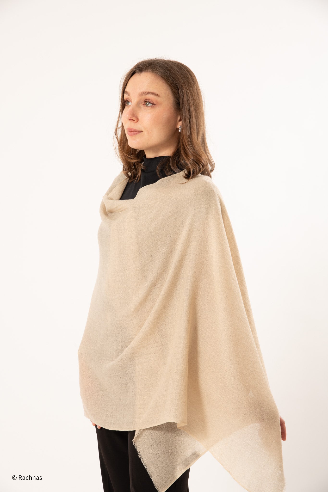 Plain Cashmere Stole