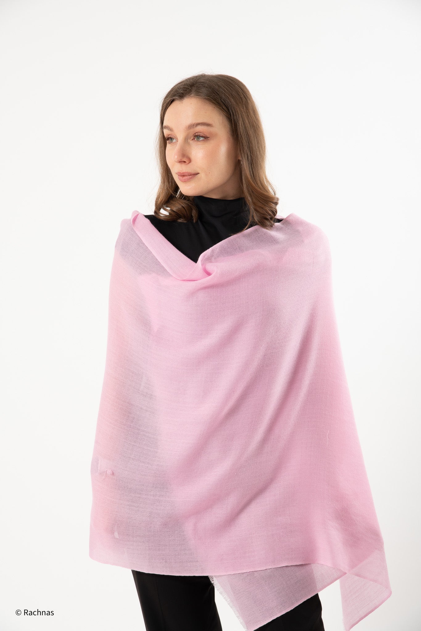 Plain Cashmere Stole