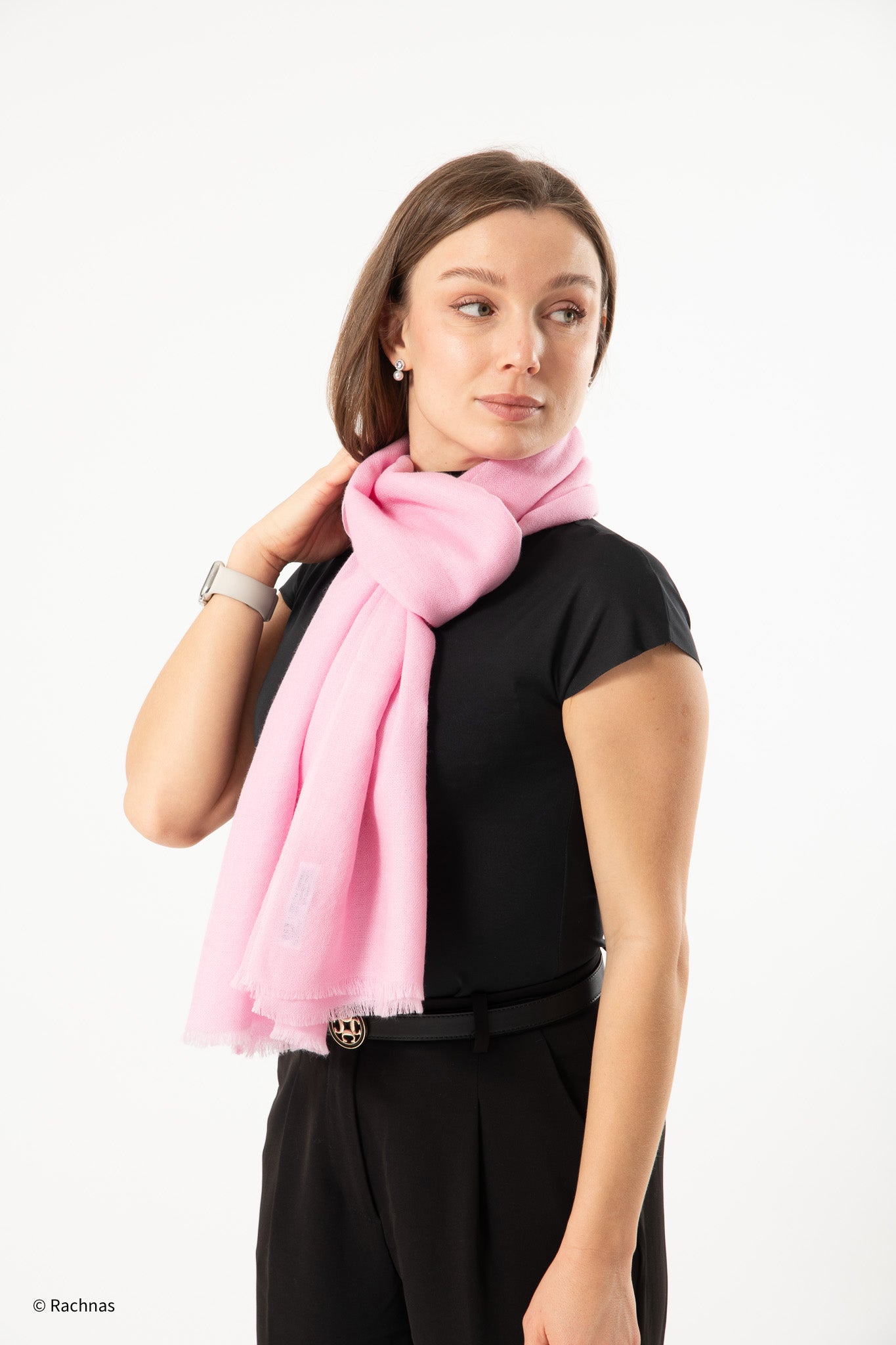 Plain Cashmere Stole