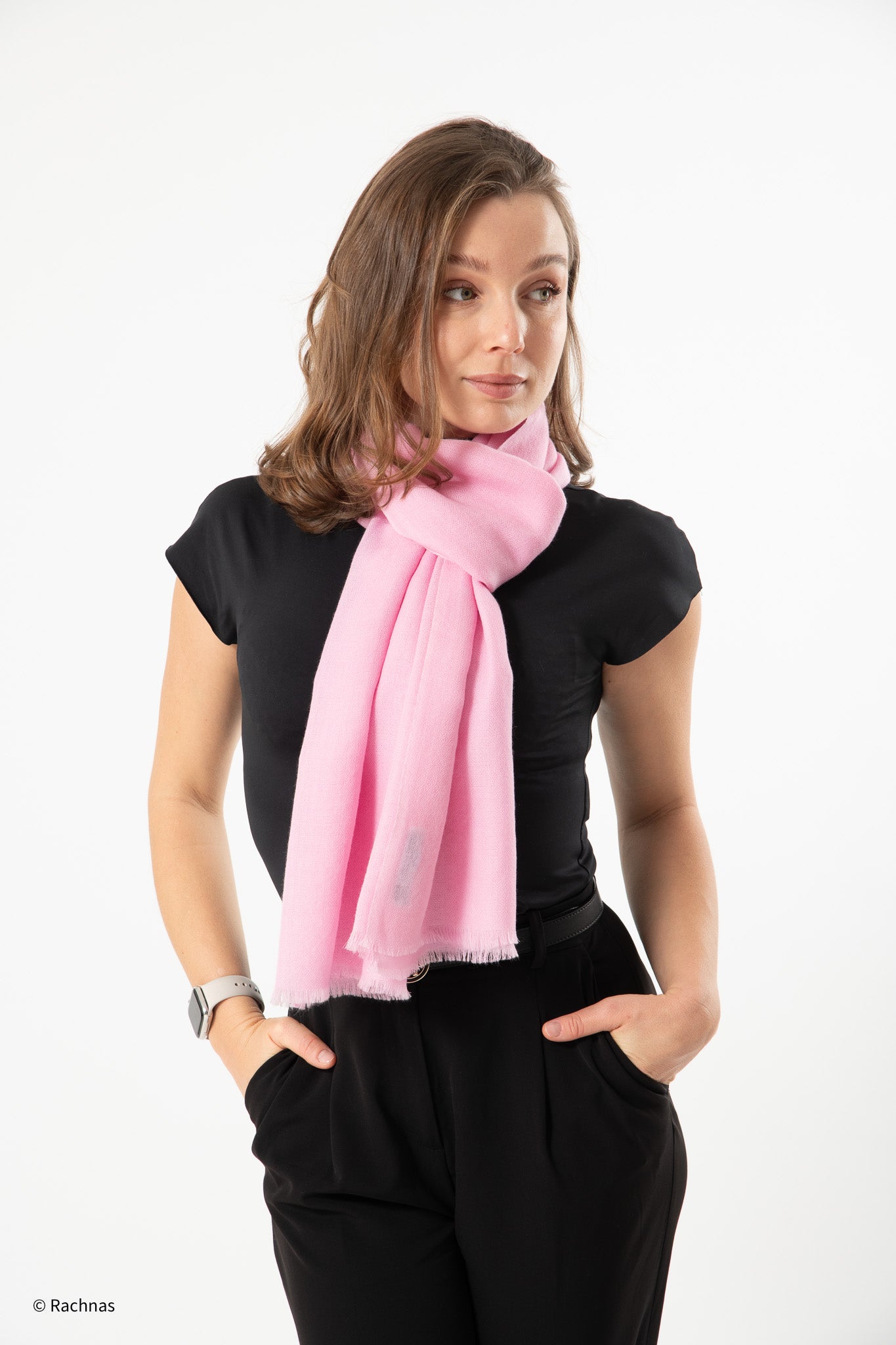Plain Cashmere Stole
