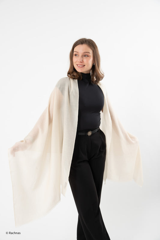Plain Cashmere Stole