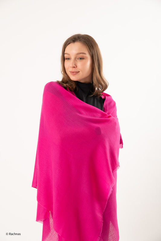 Plain Cashmere Stole