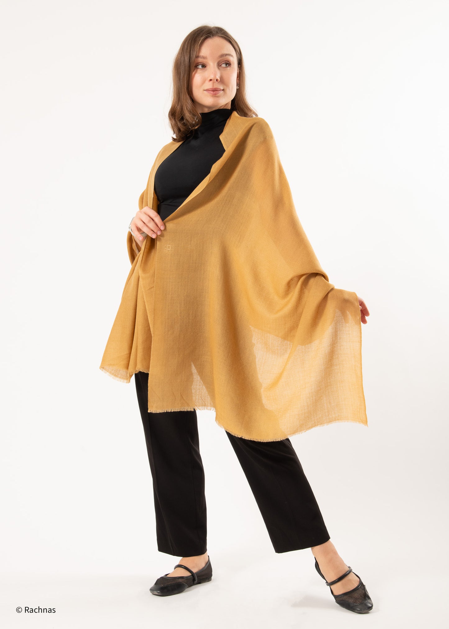 Plain Cashmere Stole