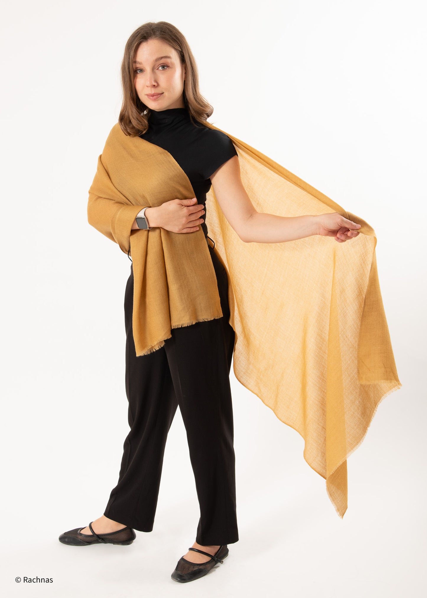 Plain Cashmere Stole