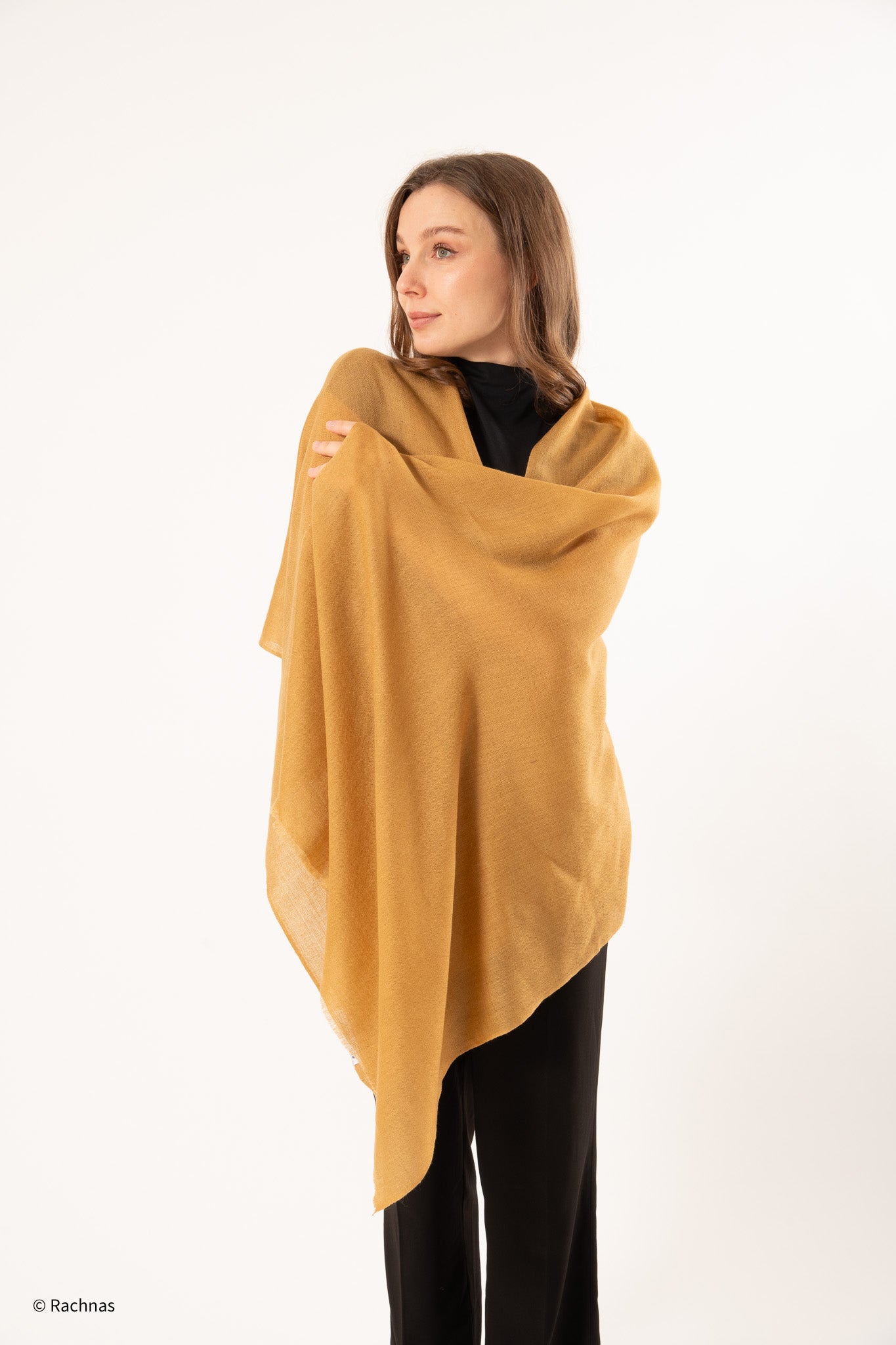 Plain Cashmere Stole
