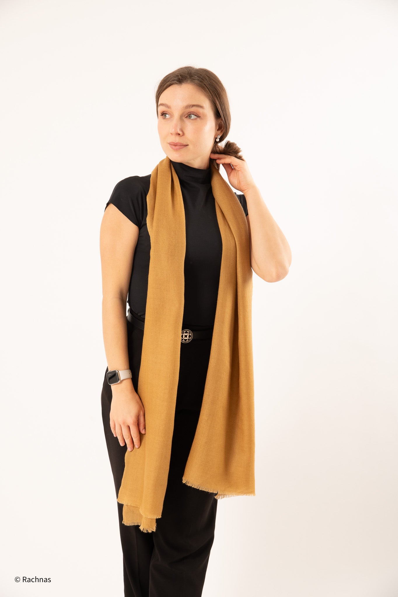 Plain Cashmere Stole
