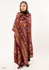 Pashmina Red heritage Kalamkari