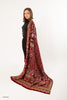 Pashmina Red heritage Kalamkari