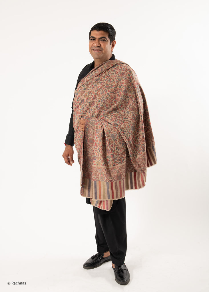 Woolen Kani Shawl - allover