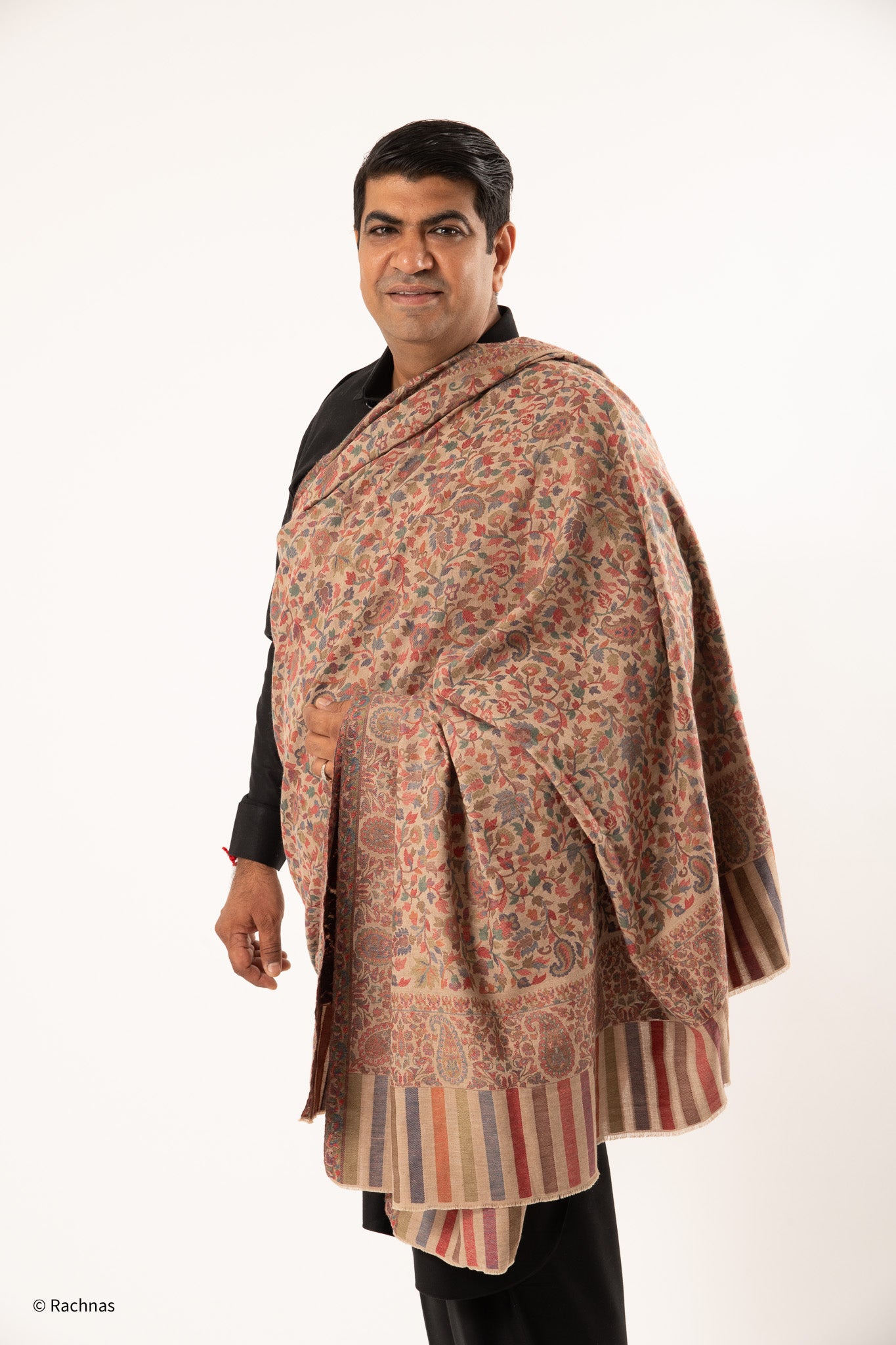 Woolen Kani Shawl - allover