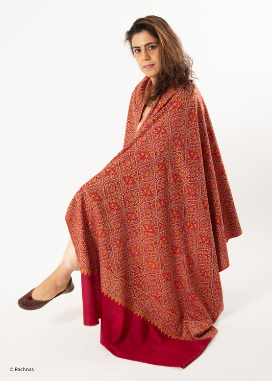 Pashmina Red Jama