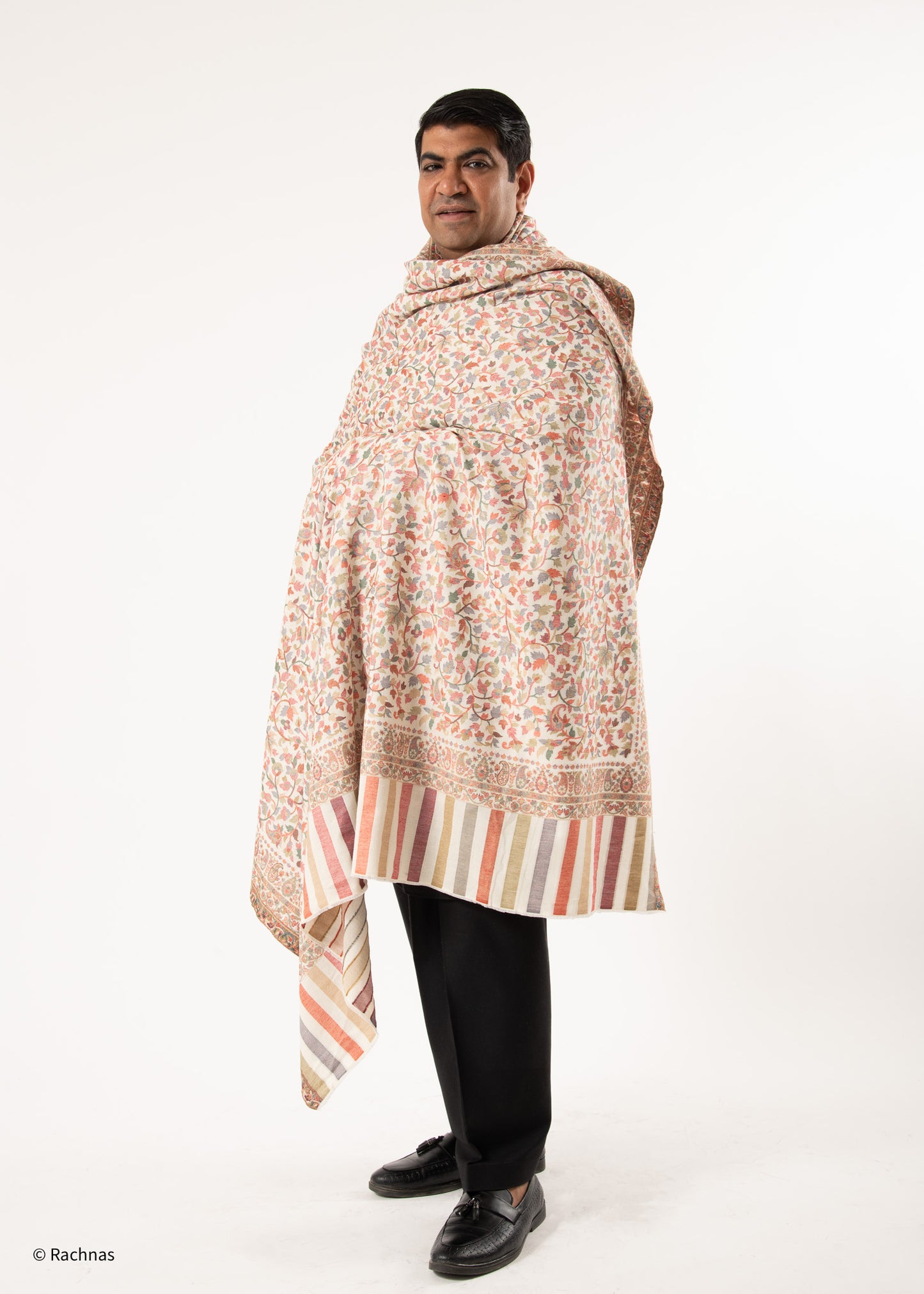 Woolen Kani Shawl - allover