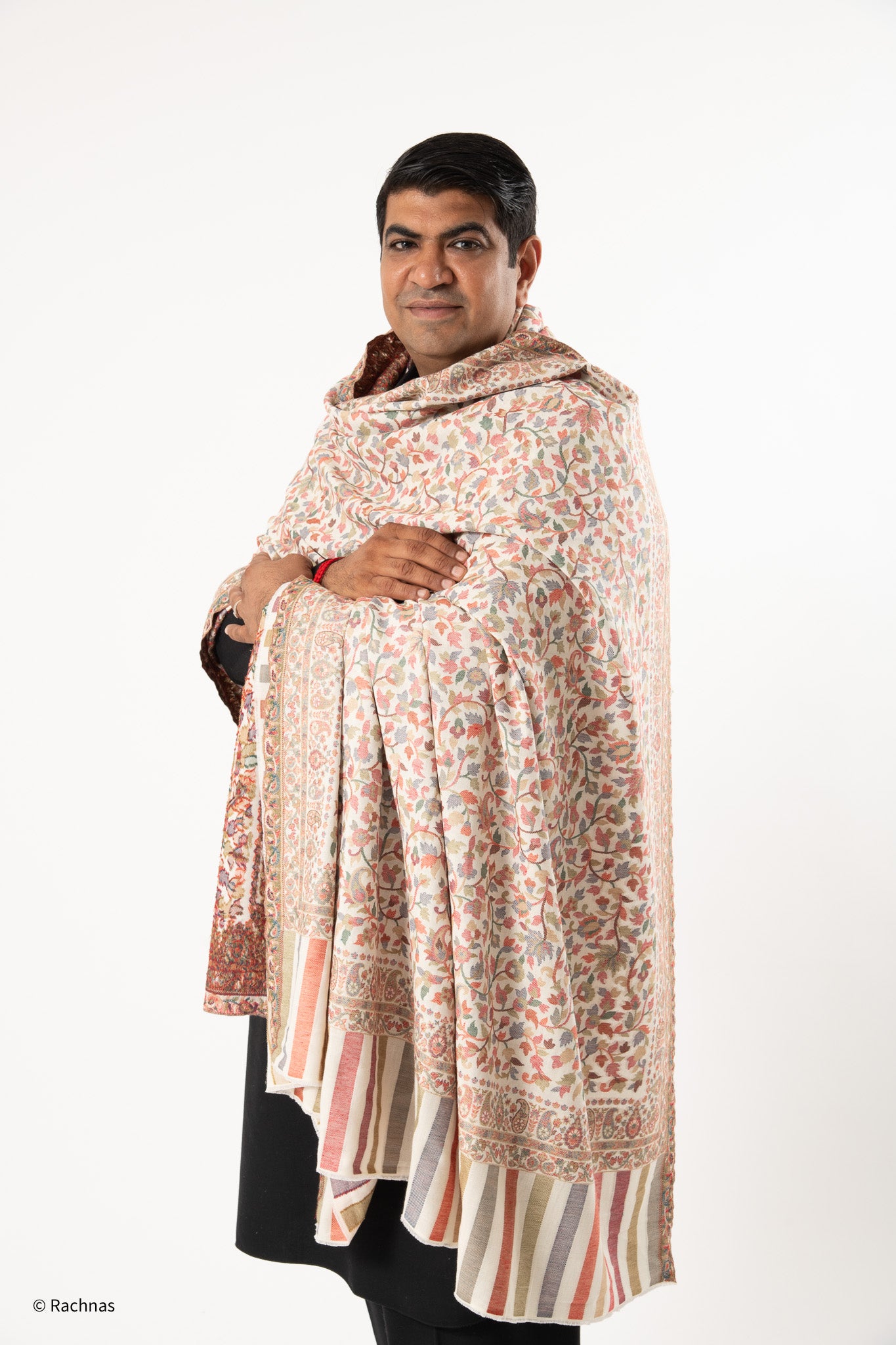 Woolen Kani Shawl - allover