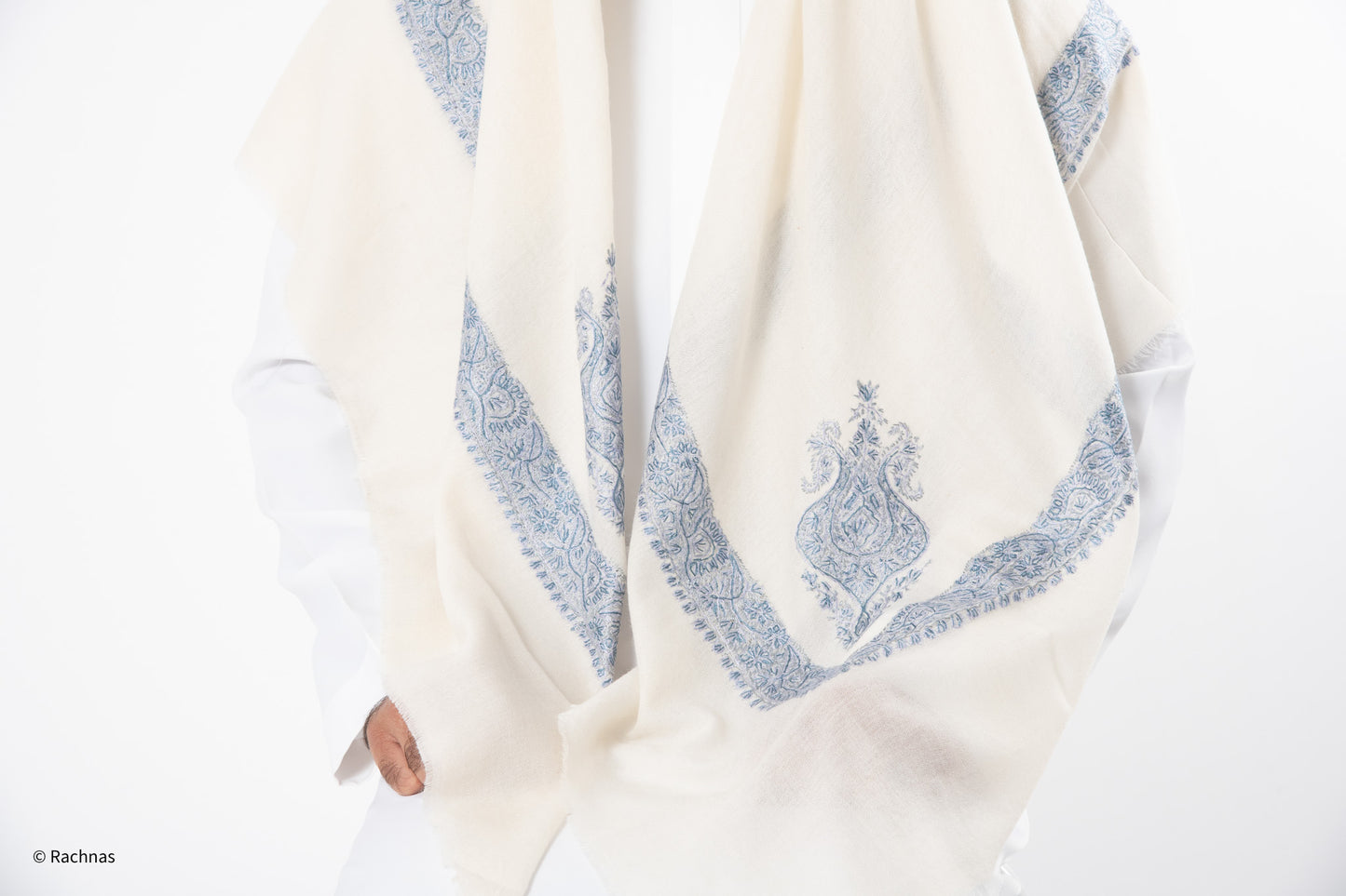 Cashmere Ghutra Needle work