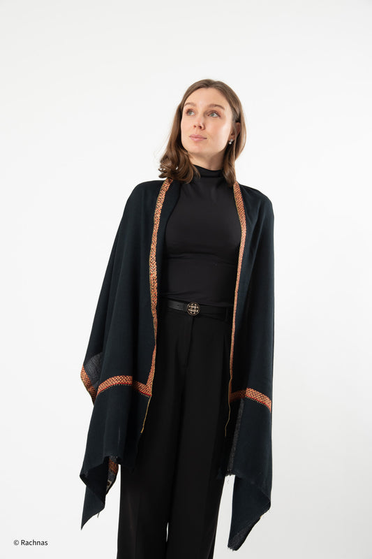 Cashmere Needle work Hashidar 4 sides border