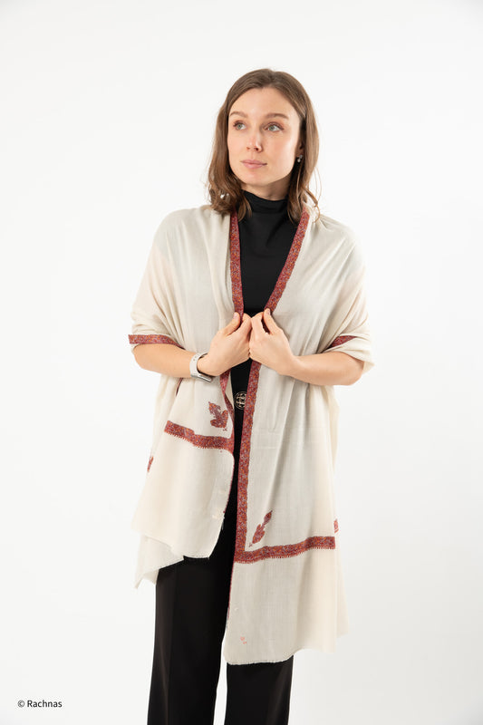 Cashmere Needle work Hashidar 4 sides border